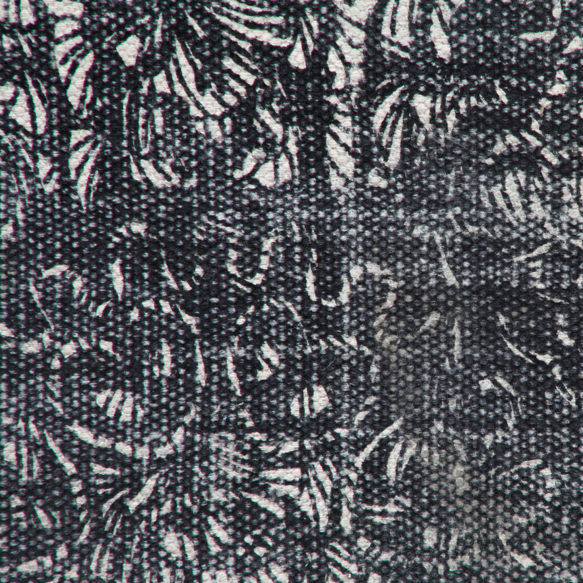 Teppich 'Katoda', schwarz, weiß, T 140 cm, B 200 cm von fischer's lagerhaus