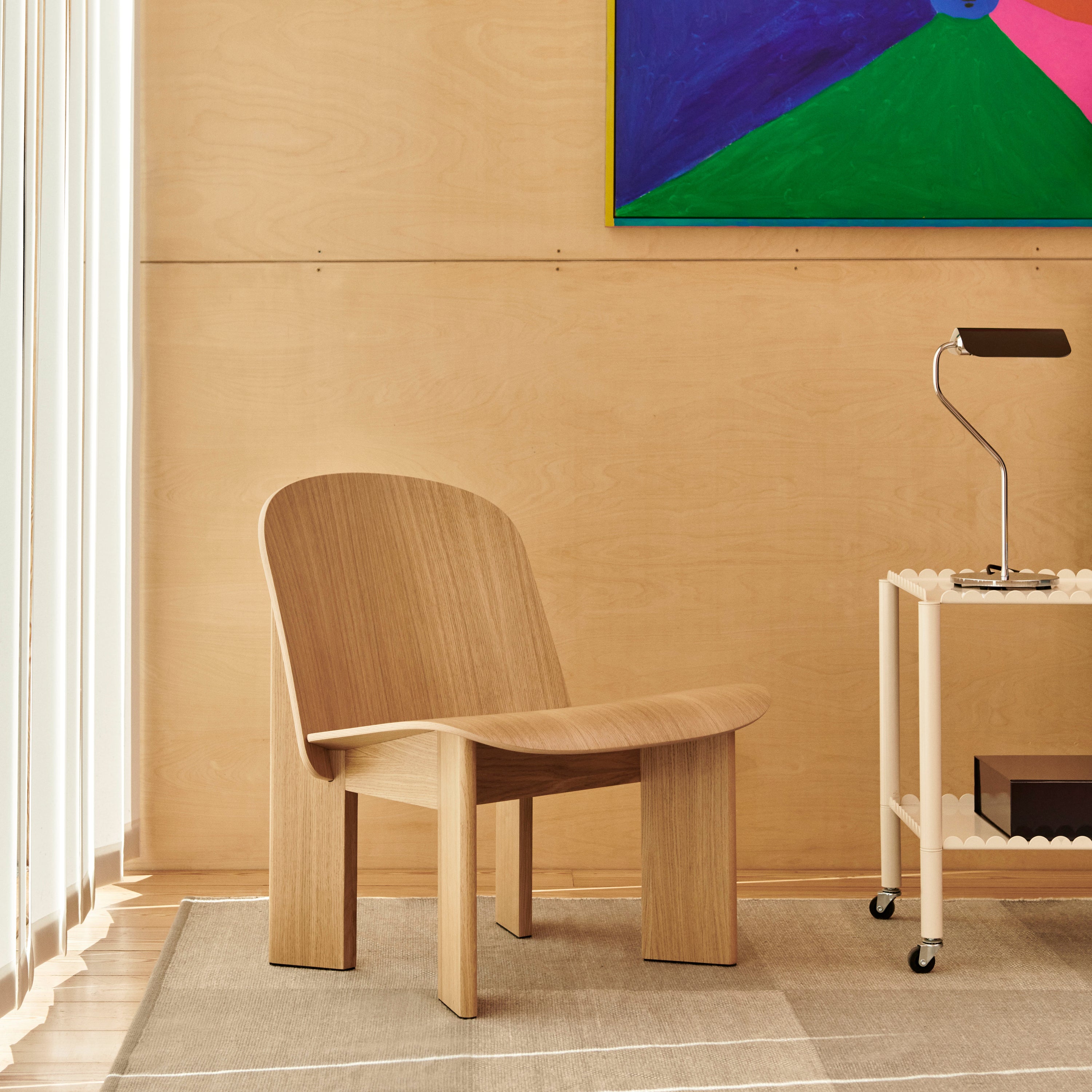 HAY Chisel Fauteuil - Lacquered Oak