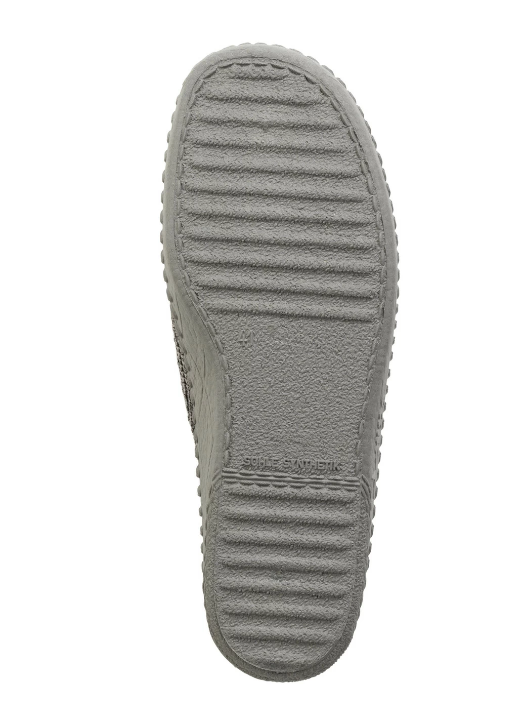 Textil-Pantoffel mit anatomisch geformtem Fußbett