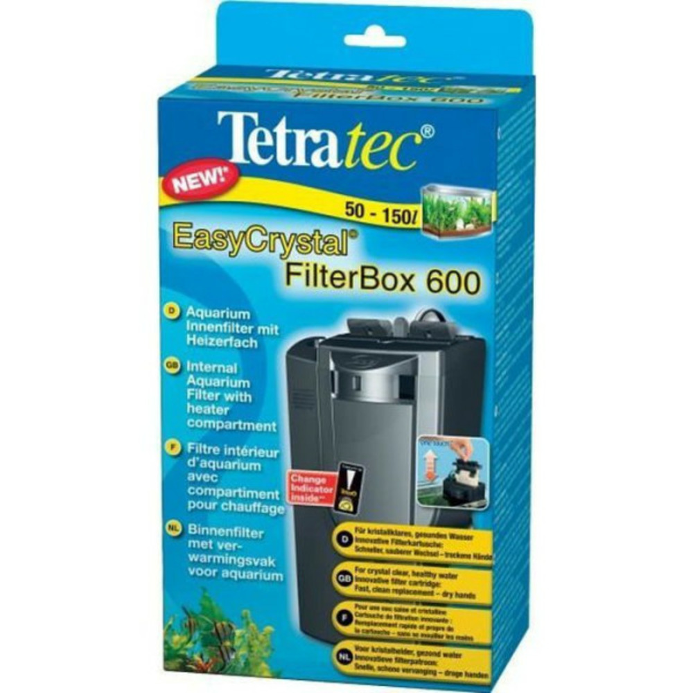 Easycrystal filterbox 600 filtre intérieur - 600 l/h - pour aquariums de 50 a 150 litres