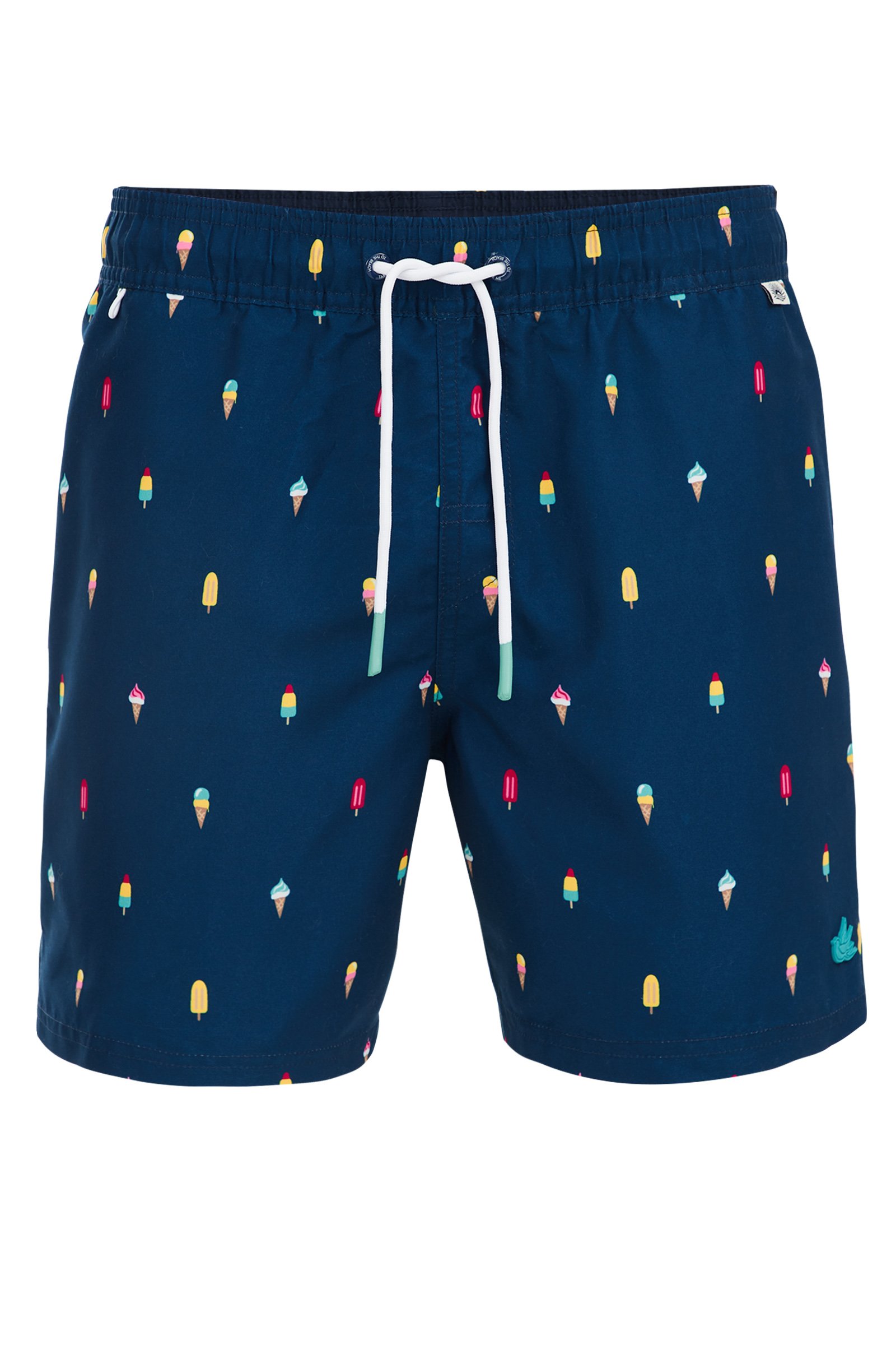 zwemshort met dessin WE Fashion Donkerblauw