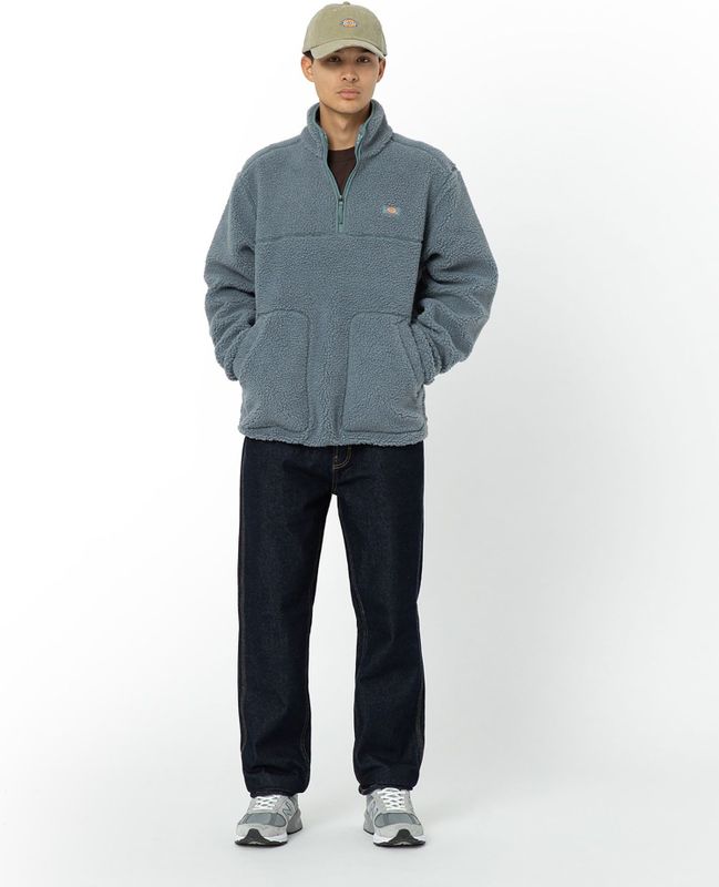 Dickies - Houston Denim Rinsed - Broek - Marine blauw