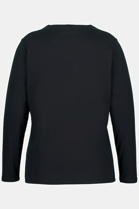 Ski-Funktionsshirt, schnelltrocknend, Loop, Langarm