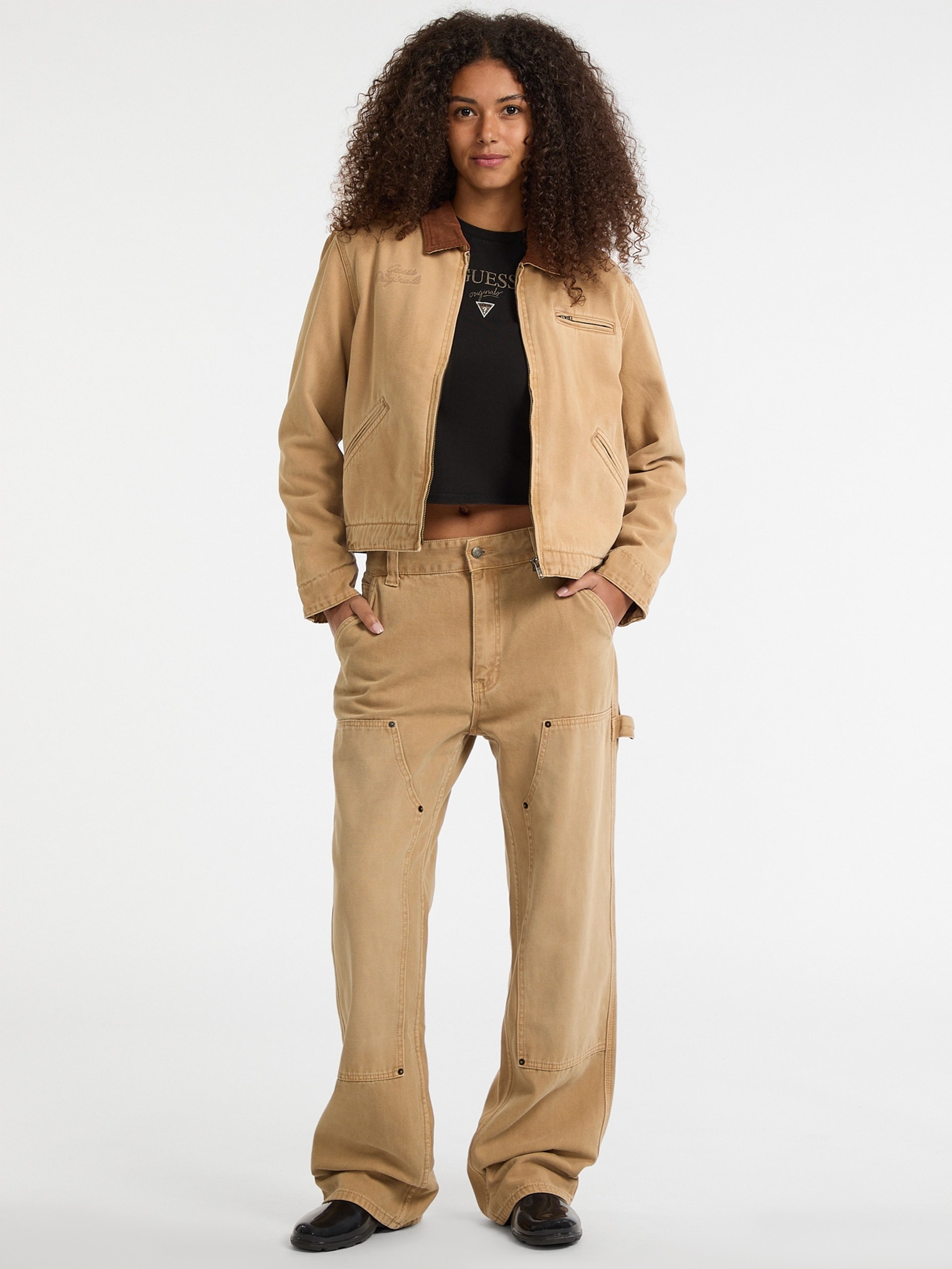 Jaqueta de trabalho cropped GUESS Originals