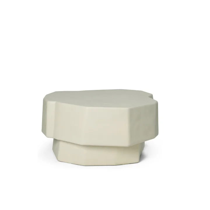 Ferm Living - Staffa Couchtisch, Small, off-white