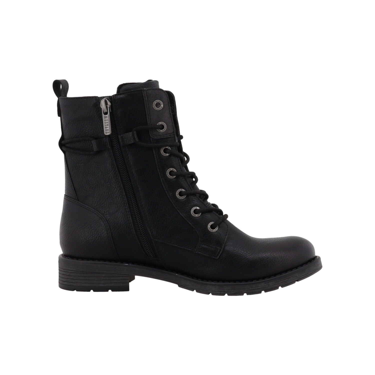 Trendige MUSTANG Schnürstiefelette aus pflegeleichtem Softmaterial