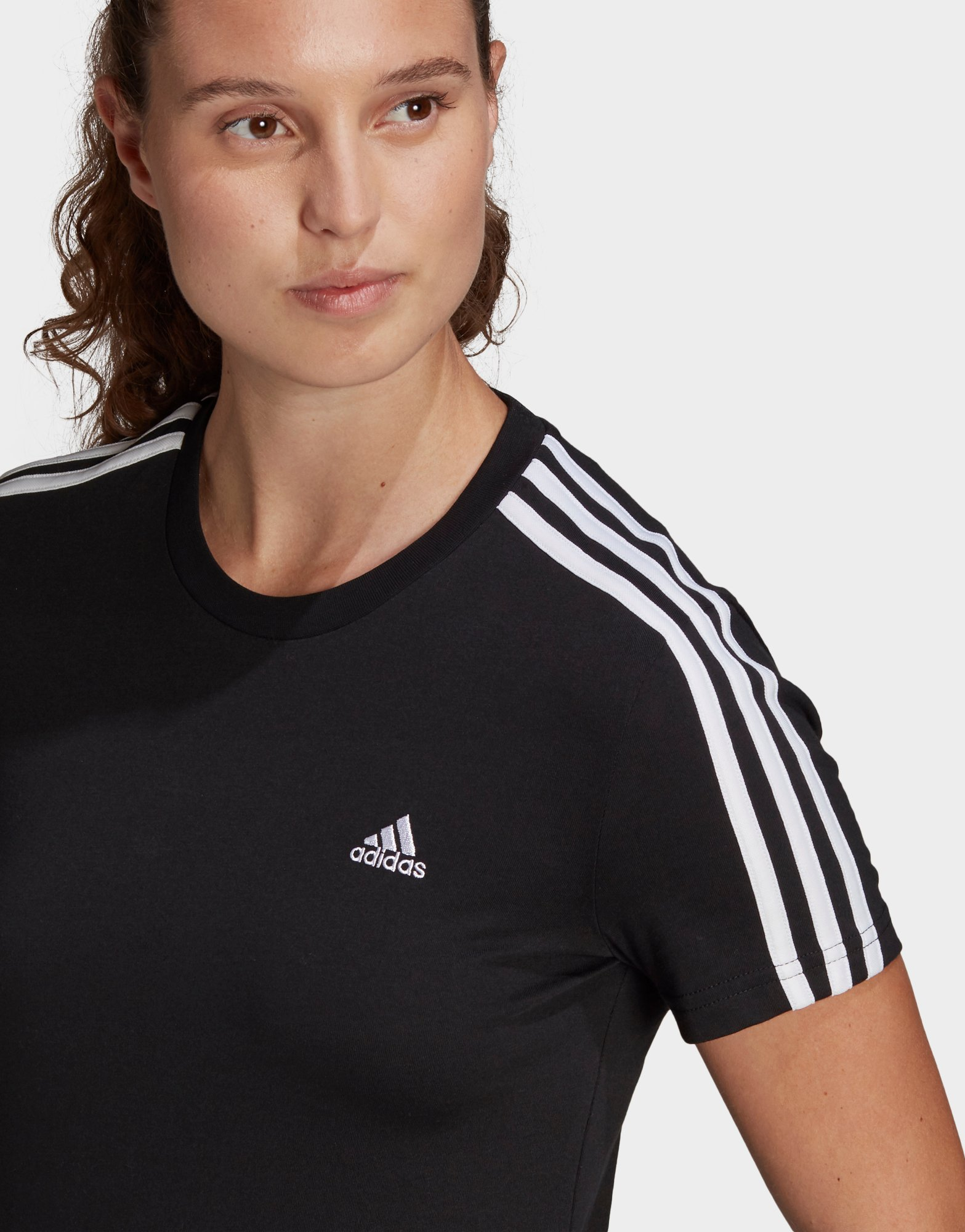 adidas T-shirt Essentials Slim 3-Stripes