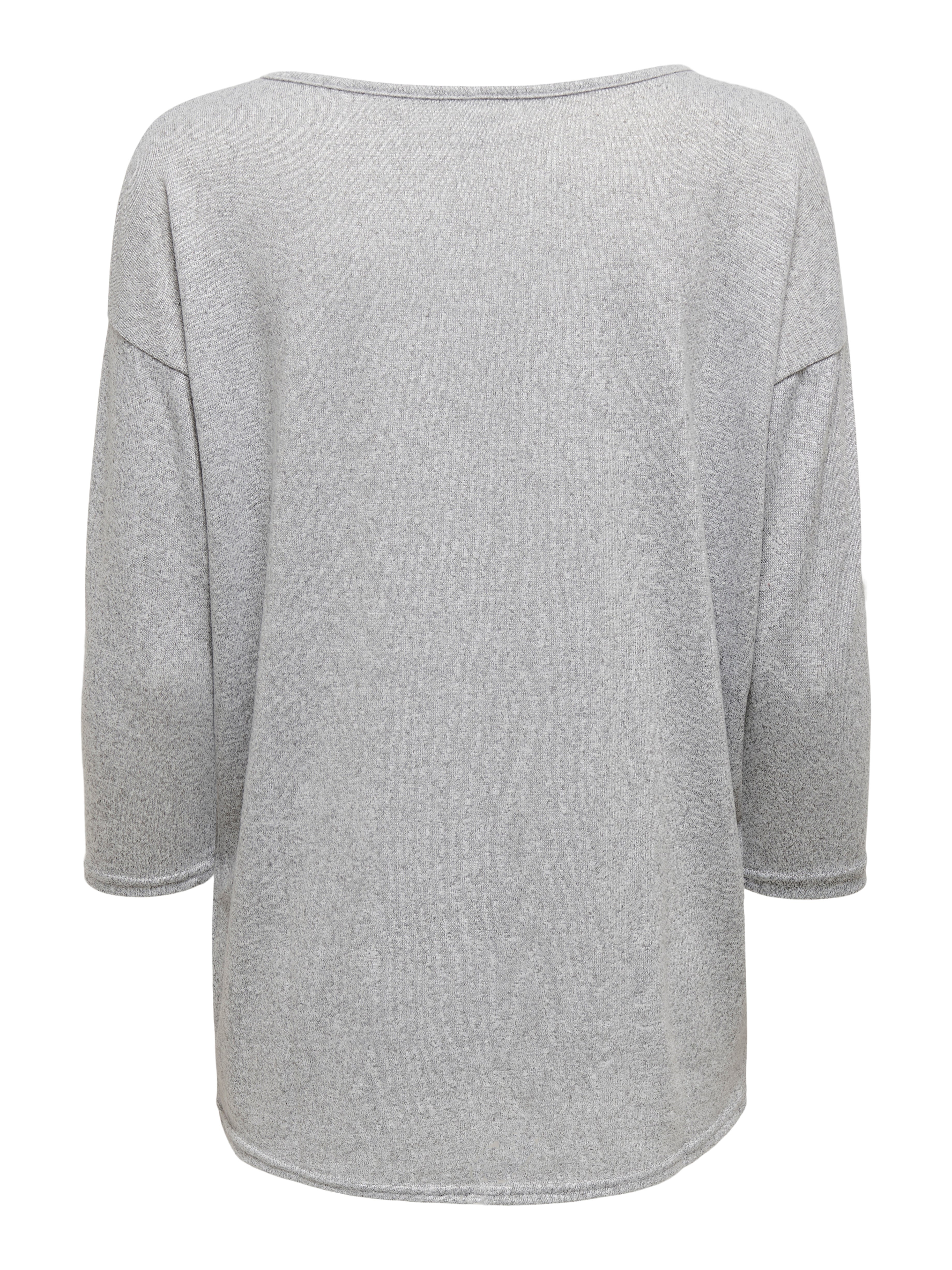ONLELCOS Top Light Grey Melange