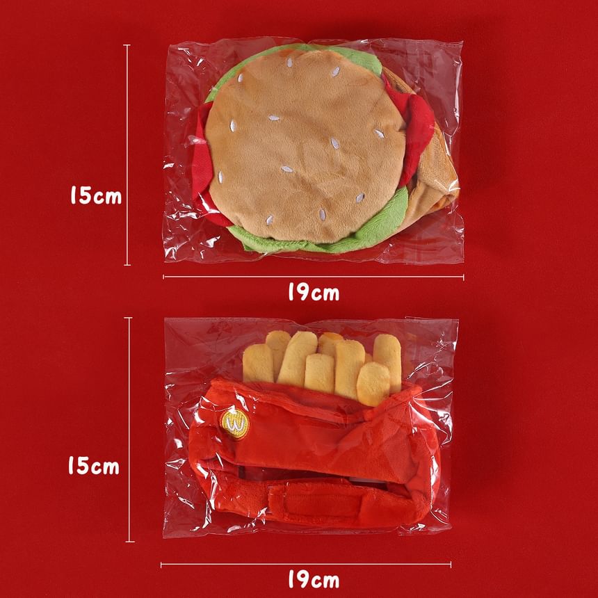 2 nachten - Burger / Friet Pet Hat (Diverse ontwerpen)