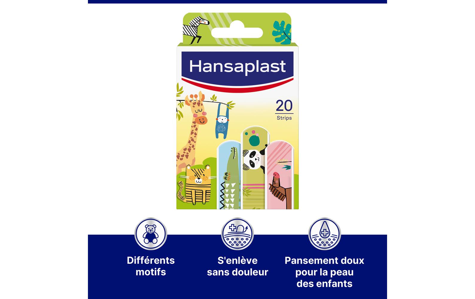 Wundpflaster Kids Animals 20 StückBunte Pflaster mit Tiermotiven