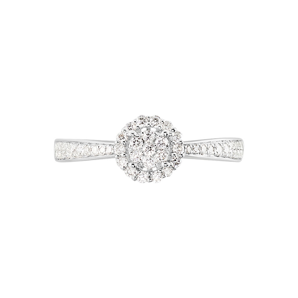 Bague Liah Or Blanc Diamant