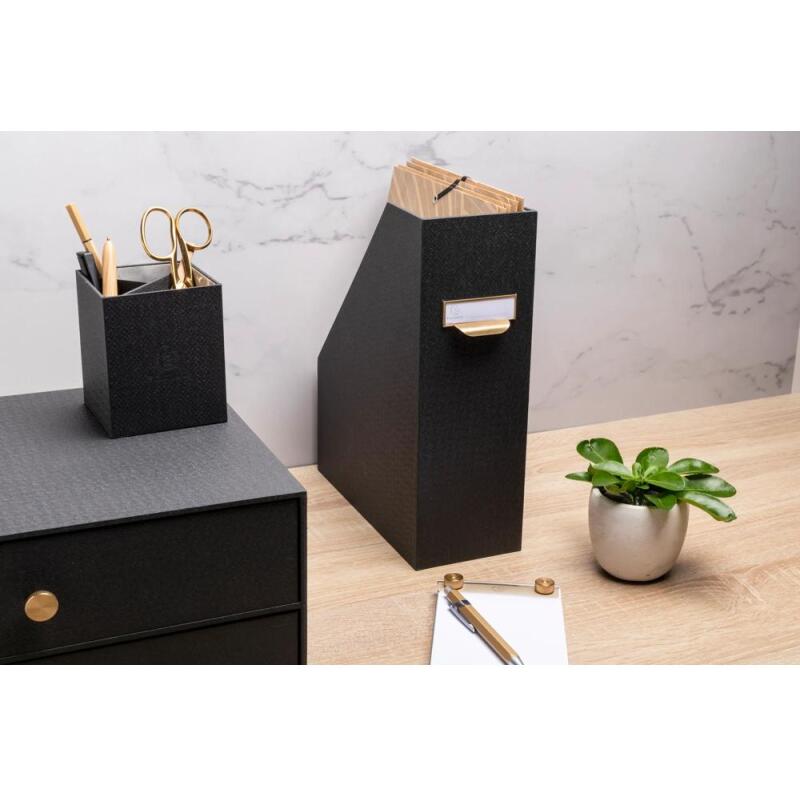 Porte-revues OfficeByMe dos 100mm - Noir