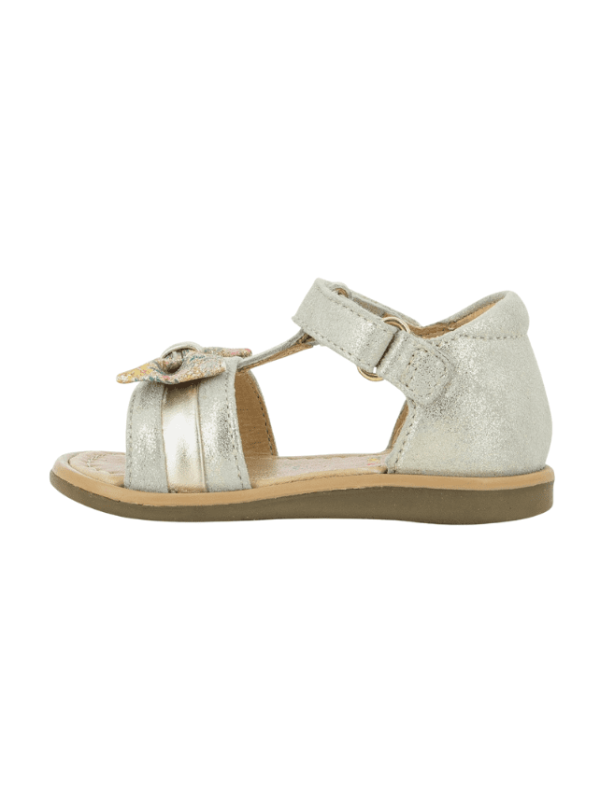 Sandales fille TITY NEW KNOT Platine - Shoo Pom