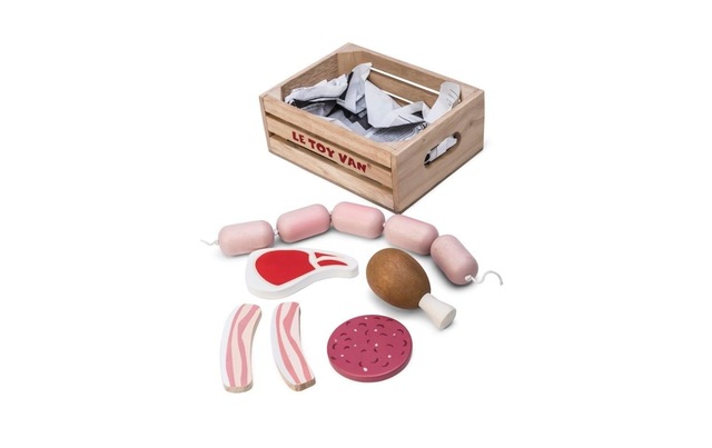 Le Toy Van Spiellebensmittel »Van Fleisch- & Wurstkiste Markt«