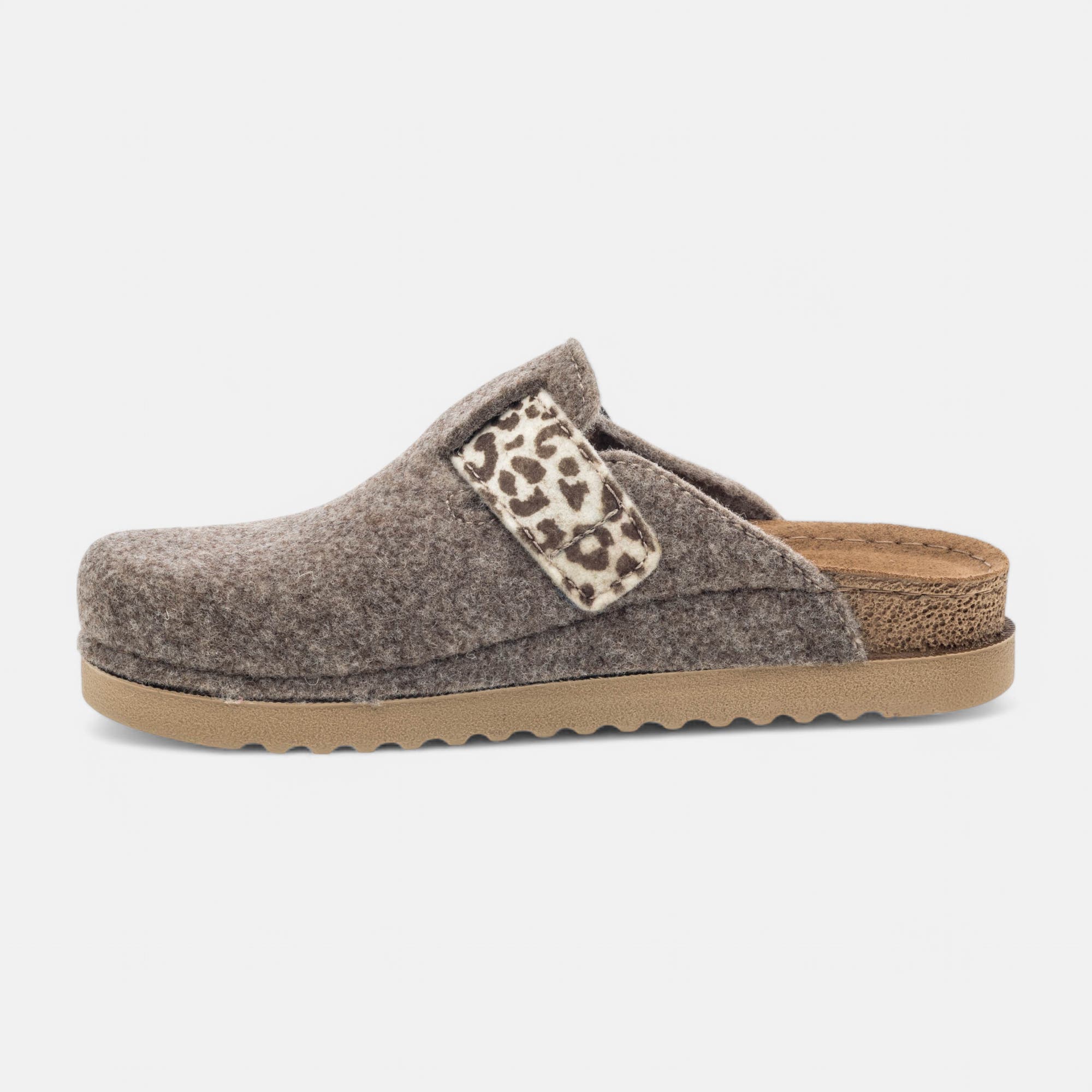 Pantoufles mules Femme beige