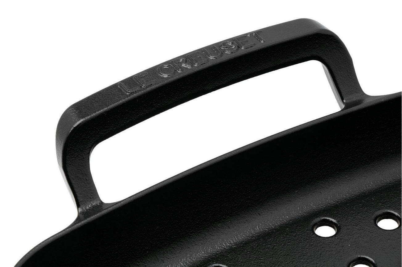 Le Creuset BBQ Outdoor Collection 20271300000005 Cast Iron Square Grilling Pan, grillpan geperforeerd, 30 cm