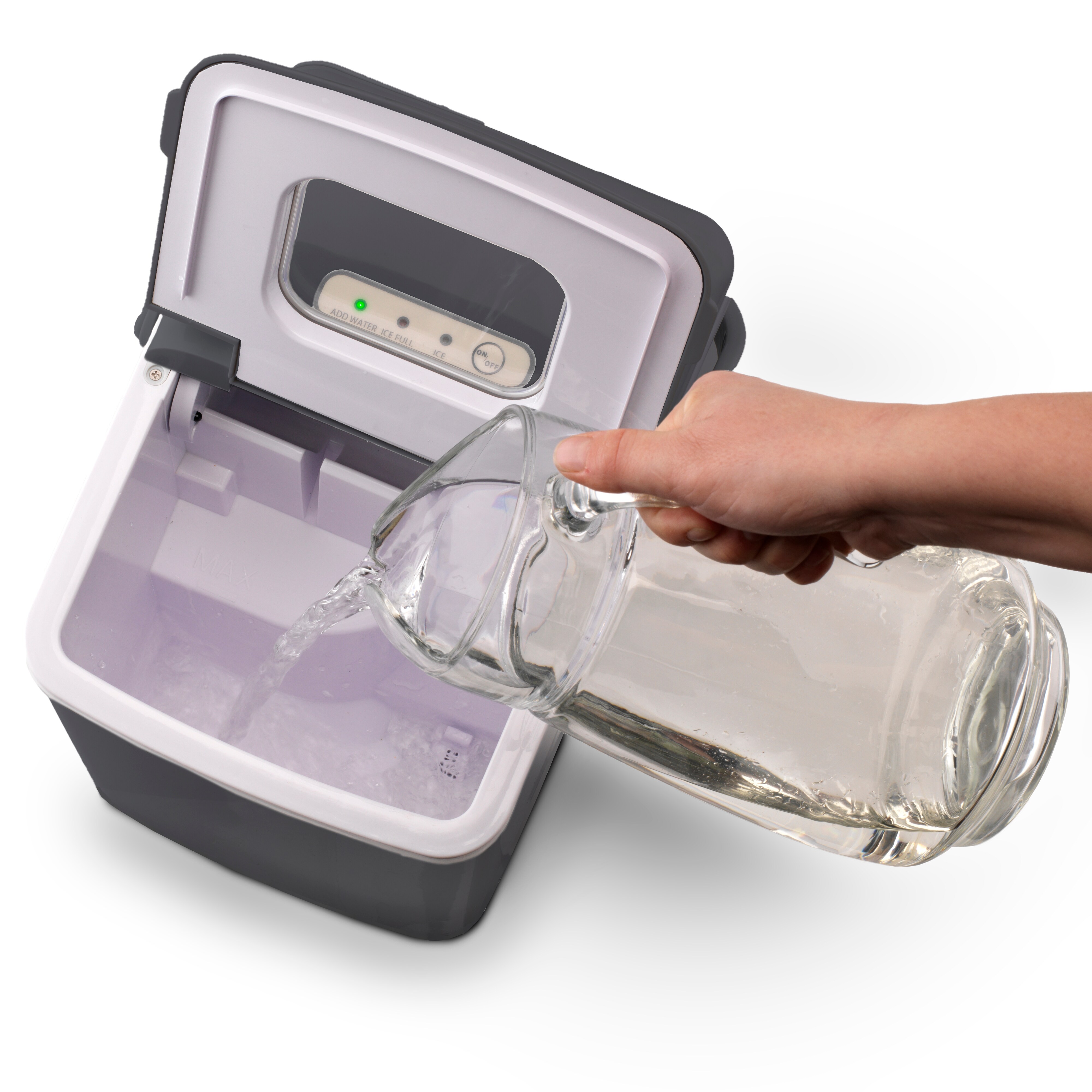 Trebs 99363 - Eiswürfelmaschine 1,8 Liter Fassungsvermögen
