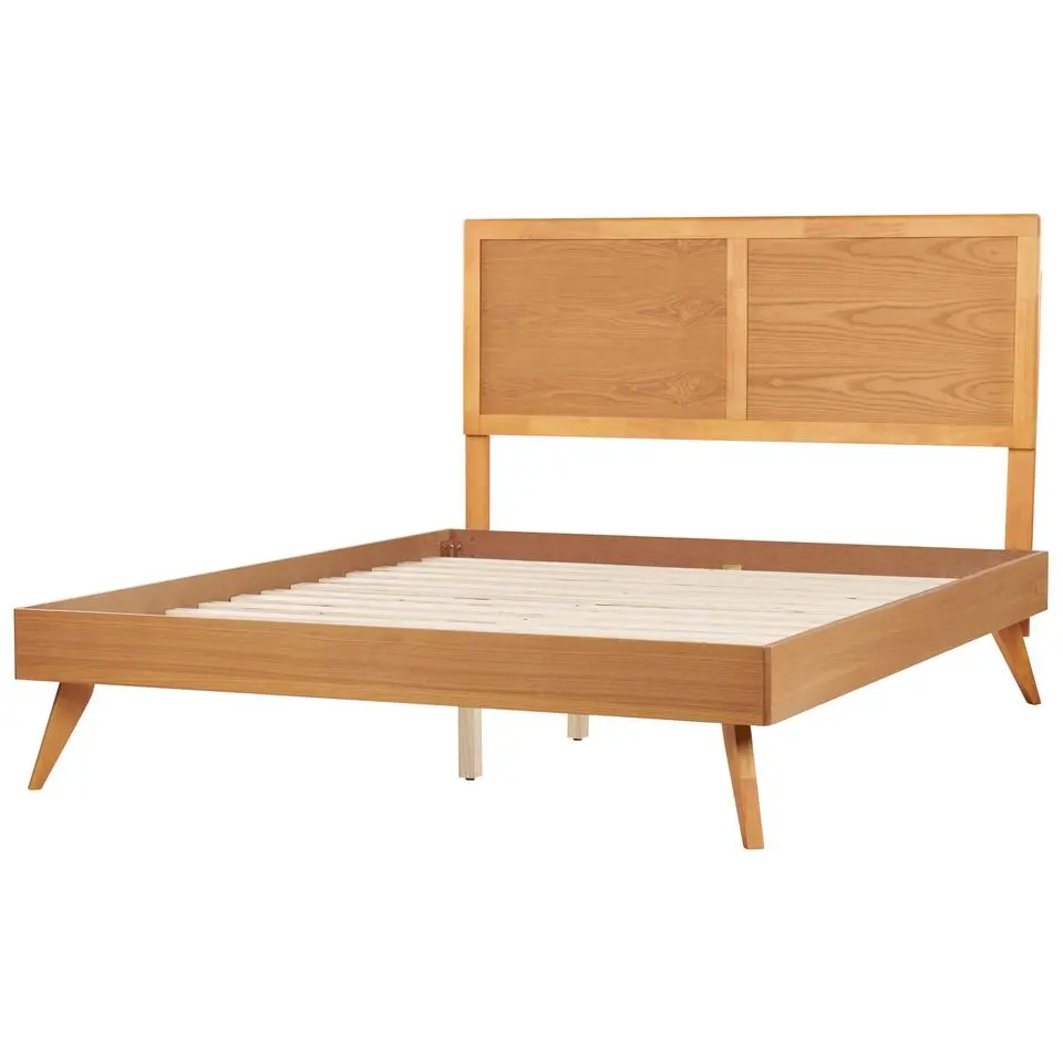 ISTRES - Tweepersoonsbed - Lichthout - 160 x 200 cm - MDF