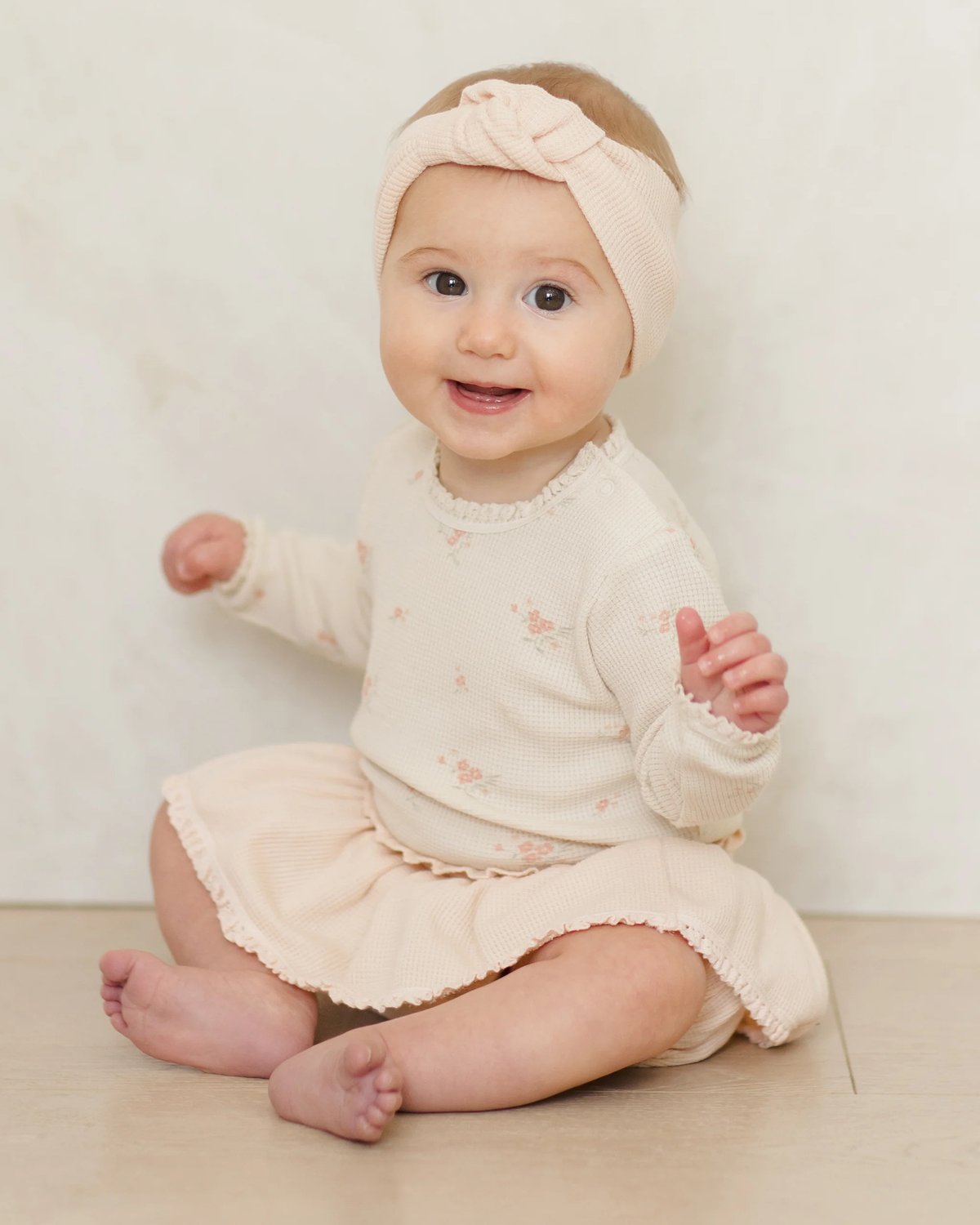 Body Langermet m/ Vaffelstruktur – 100% Øk. Bomull | Waffle Long Sleeve Bodysuit