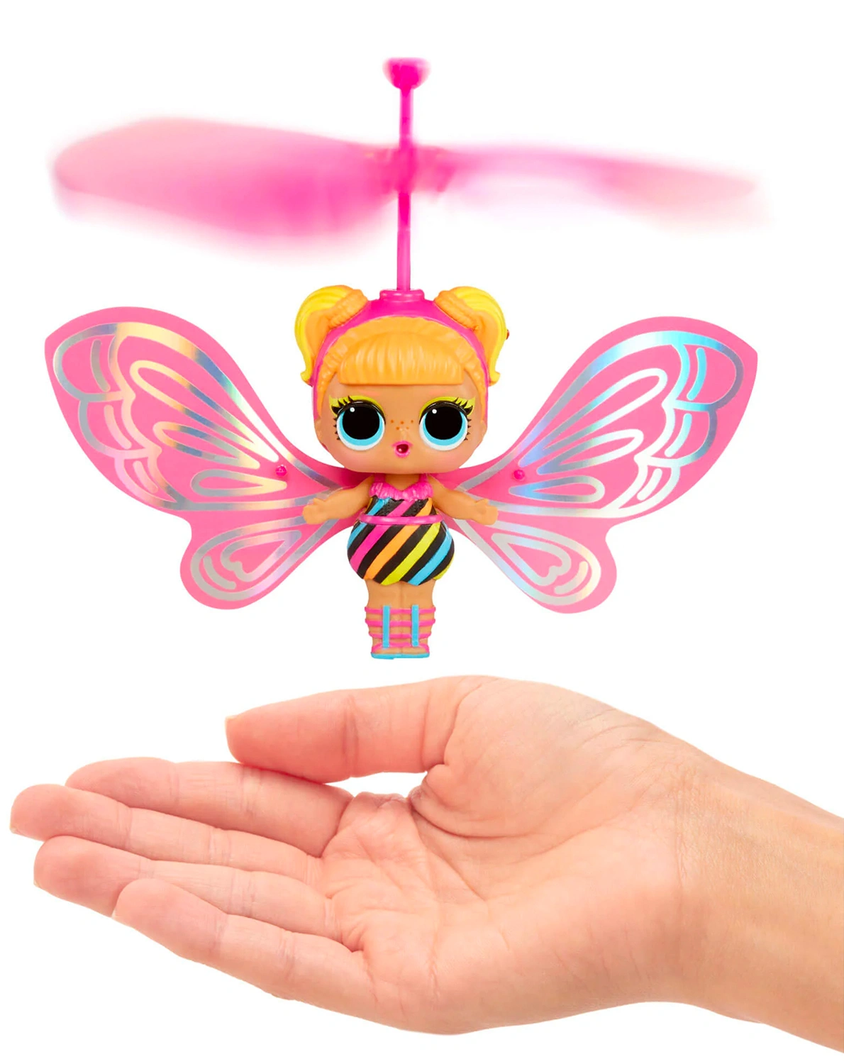 Puppe MAGIC WISHIES FLYING TOTS - PINK WINGS