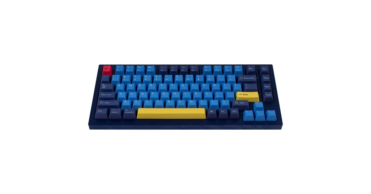 KeychronOEM Dye-Sub PBT Keycap-Set - Beach keycaps  (Lichtblauw/donkerblauw, 137 Stuks, US-Layout (ANSI))
