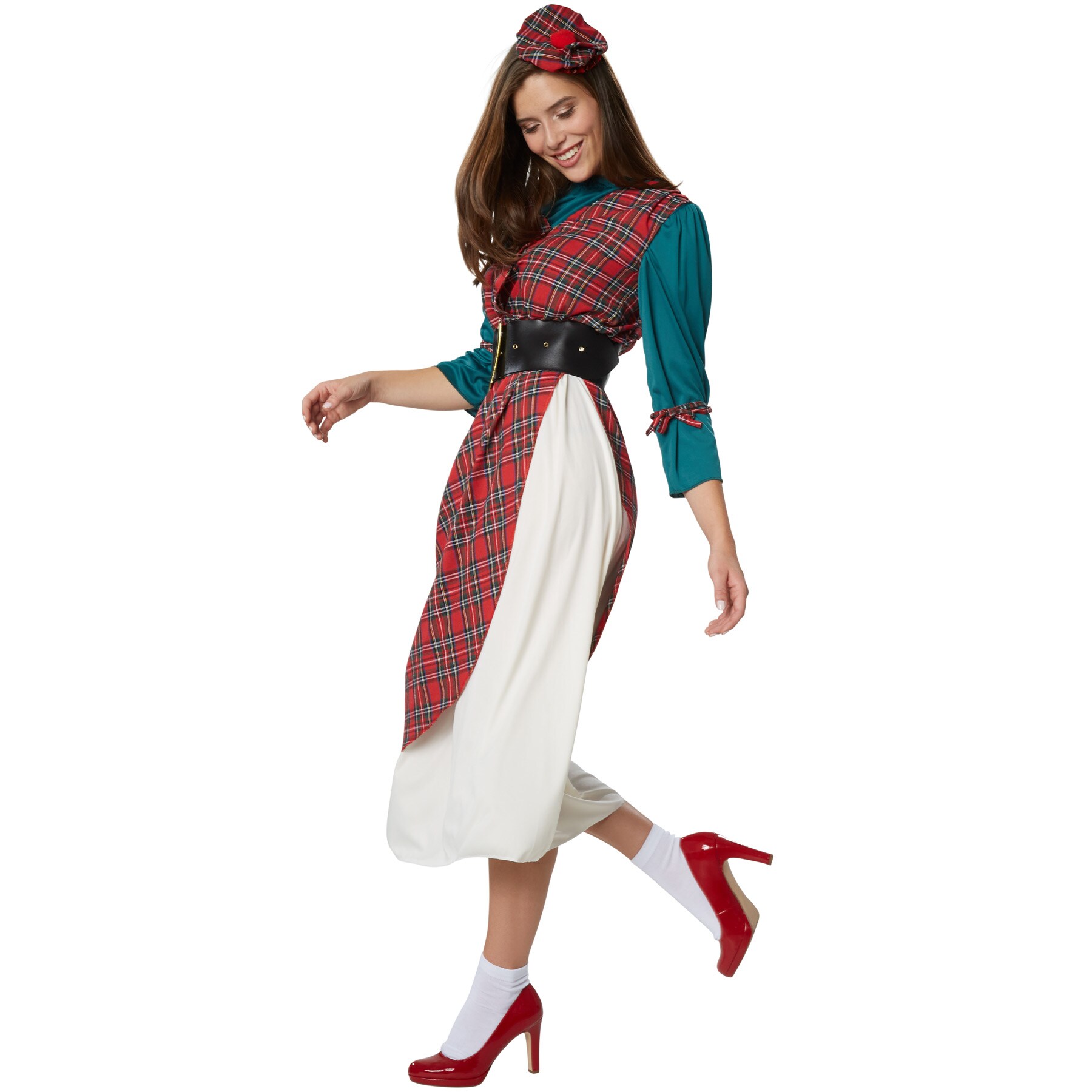 tectake® Frauenkostüm Vornehme Highlanderin