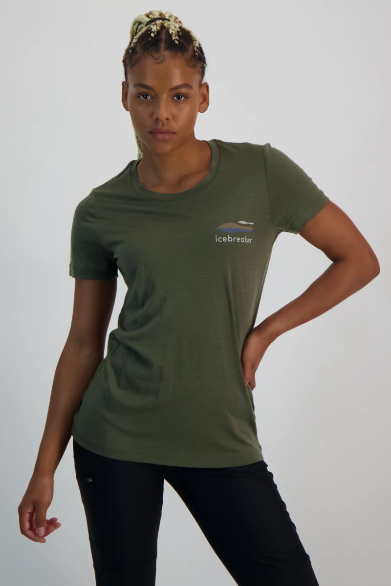 icebreaker Merino 150 Tech Lite II Aoteroa Damen T-Shirt