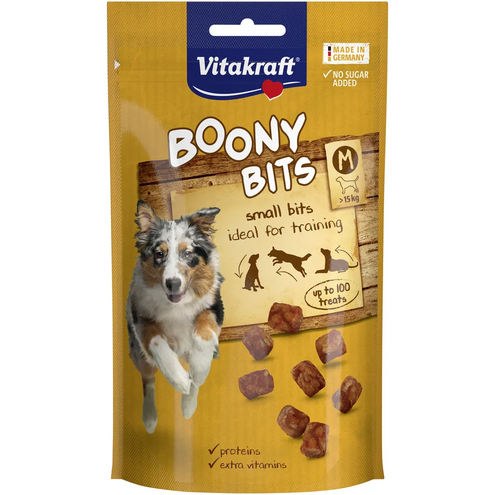Vitakraft Boony Bits M, fjerkræ - 120 g.
