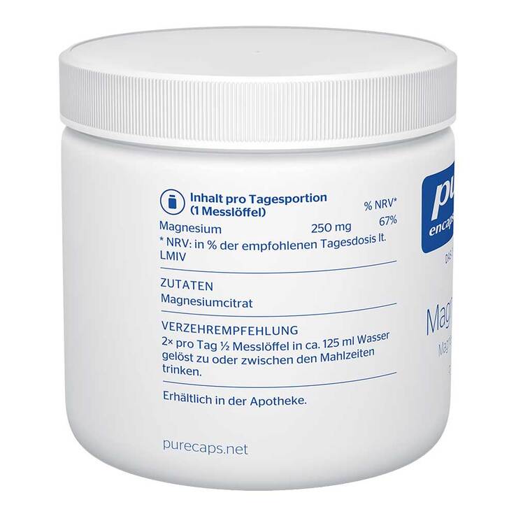 Pure Encapsulations Magnesium Magnesium Citrat Pulver, 107 g