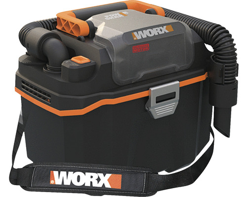 WORX Nitro 20V 8L WX031.9 snoerloze nat- en droogzuiger, borstelloze motor + GRATIS bonusartikel 20V accu WA3644 (4,0Ah)