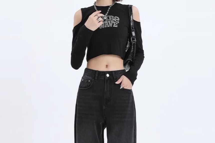 Happy Bird - Low Rise Wide Leg Jeans (verschillende ontwerpen)