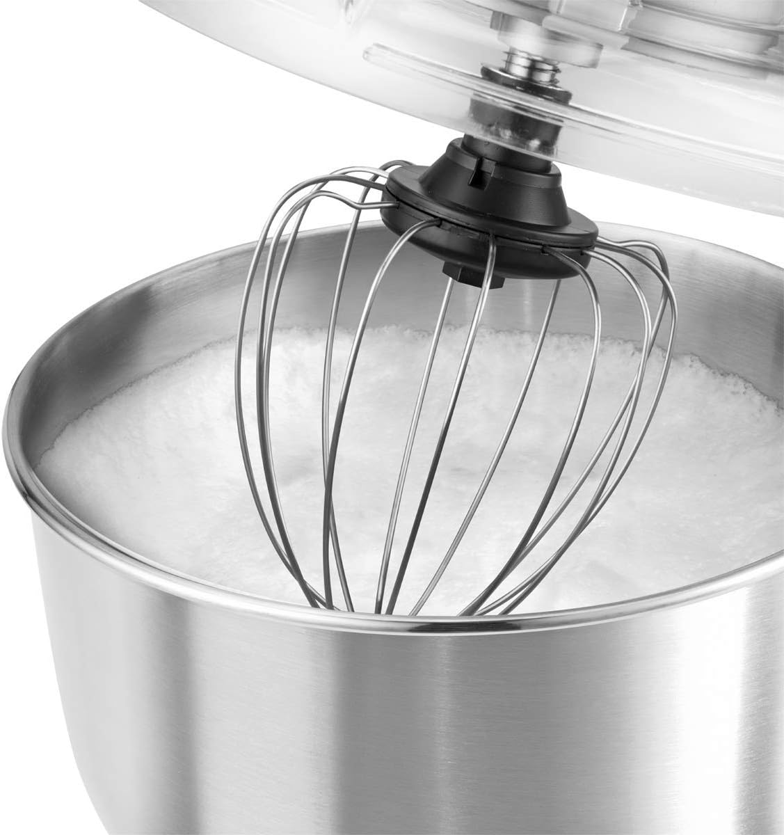 ProfiCook Knetmaschine | Universalküchenmaschine | 3in1 | 8 Geschwindigkeitsstufen | 1500 Watt | 6,7 Liter Edelstahlschüsse | Glas Mixer 1,5 Liter | Fleischwolf | Beleuchteter Drehregler | PC-KM 1189