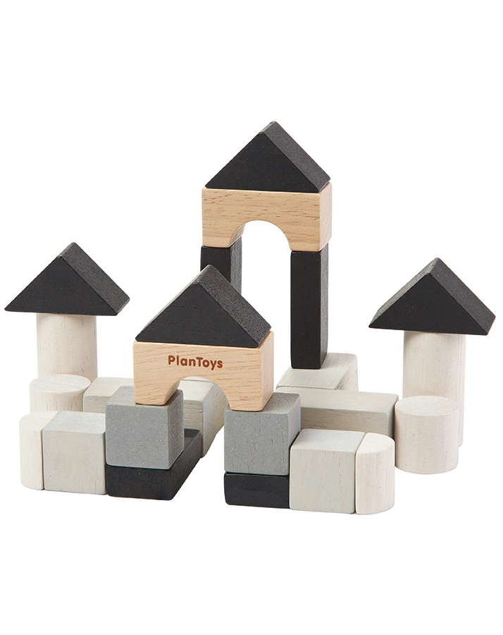 Mini-Bauklötze CONSTRUCTION SET aus Holz