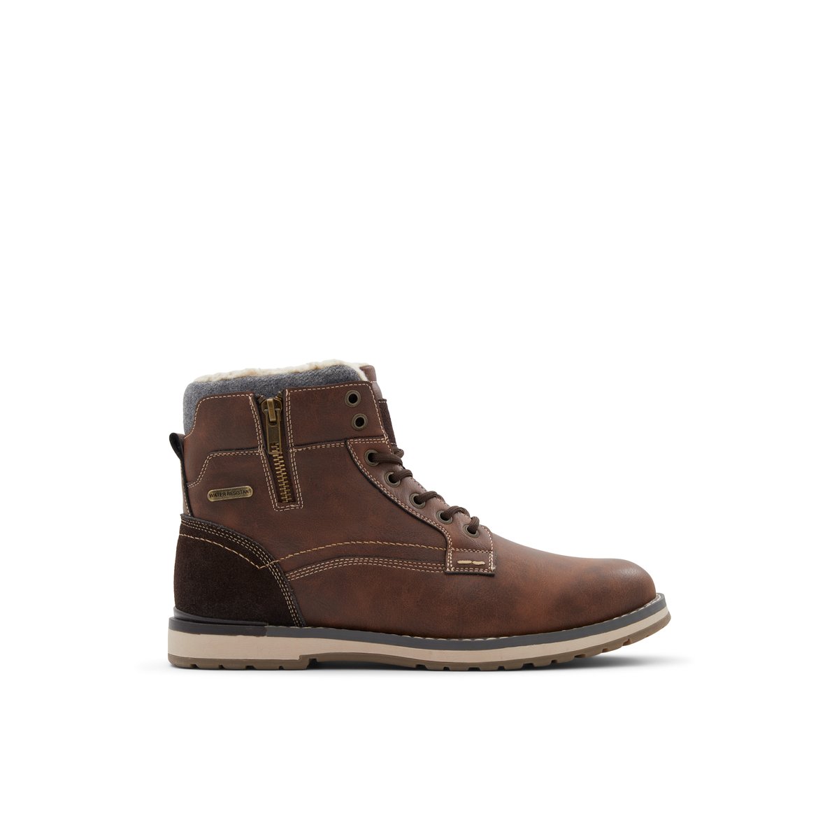 WEEKENDERS-Astiac-Bottes - Talon plat - Marron