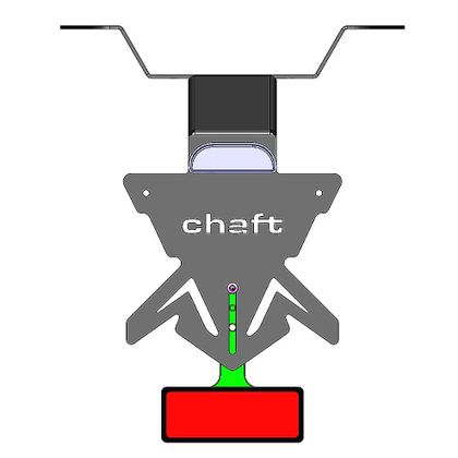 Support de plaque Chaft NOIR