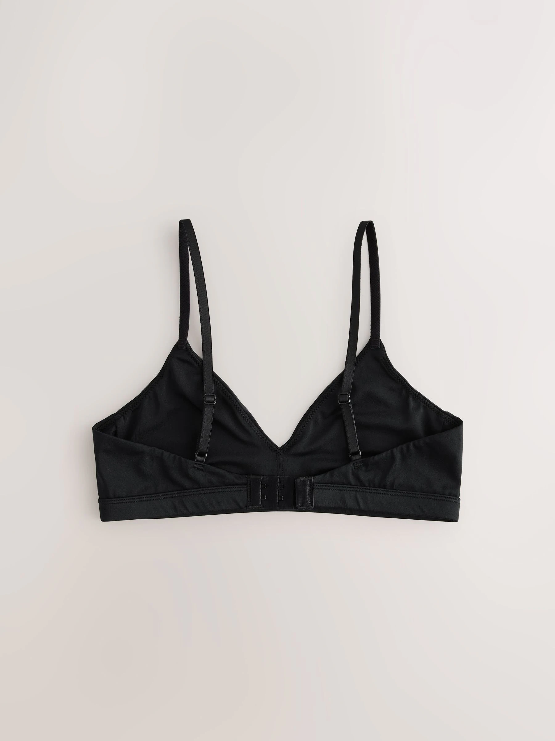 Zwart - Triangle T-shirtbeha's 2 stuks