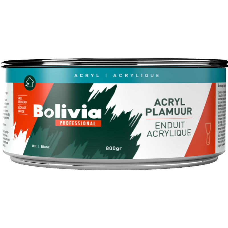 Bolivia acrylplamuur 800gr