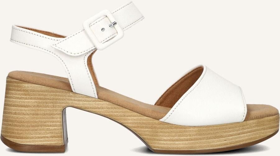 GABOR Sandalen Dames 721.1.0 Maat: 36 Materiaal: Leer Kleur: Wit