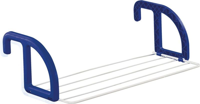 Leifheit hangdroogrek Classic 25 - drooglengte 2,5 m drooglengte - wit blauw