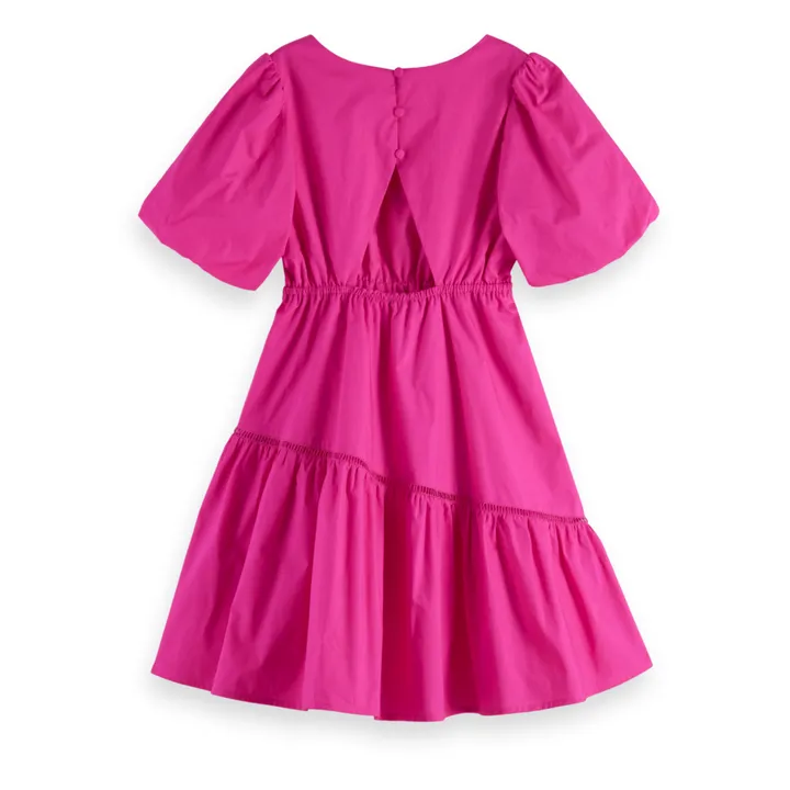Scotch & Soda Robe Ajourée | Rose fuschia