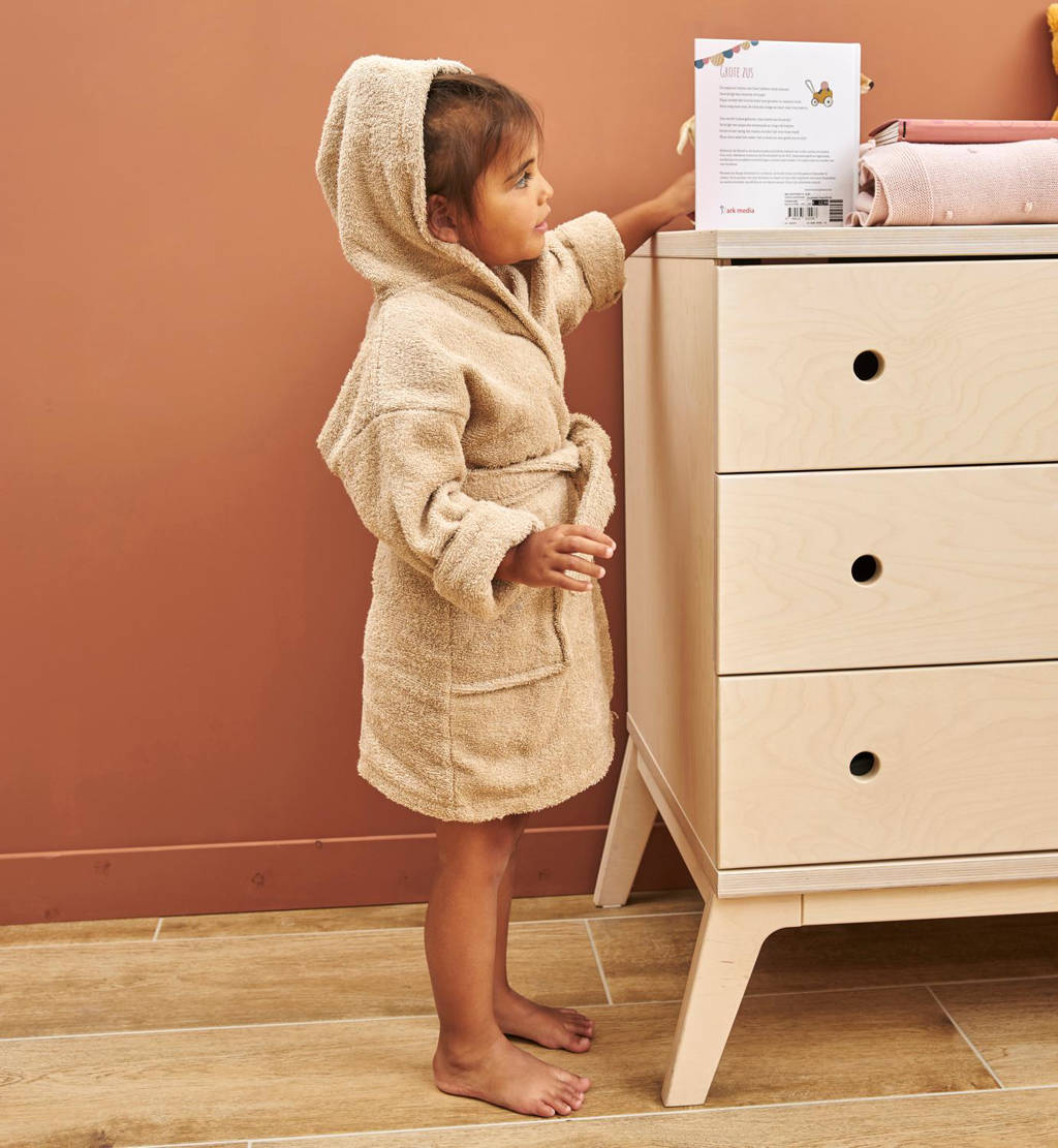 Meyco badstof badjas Basic Sand
