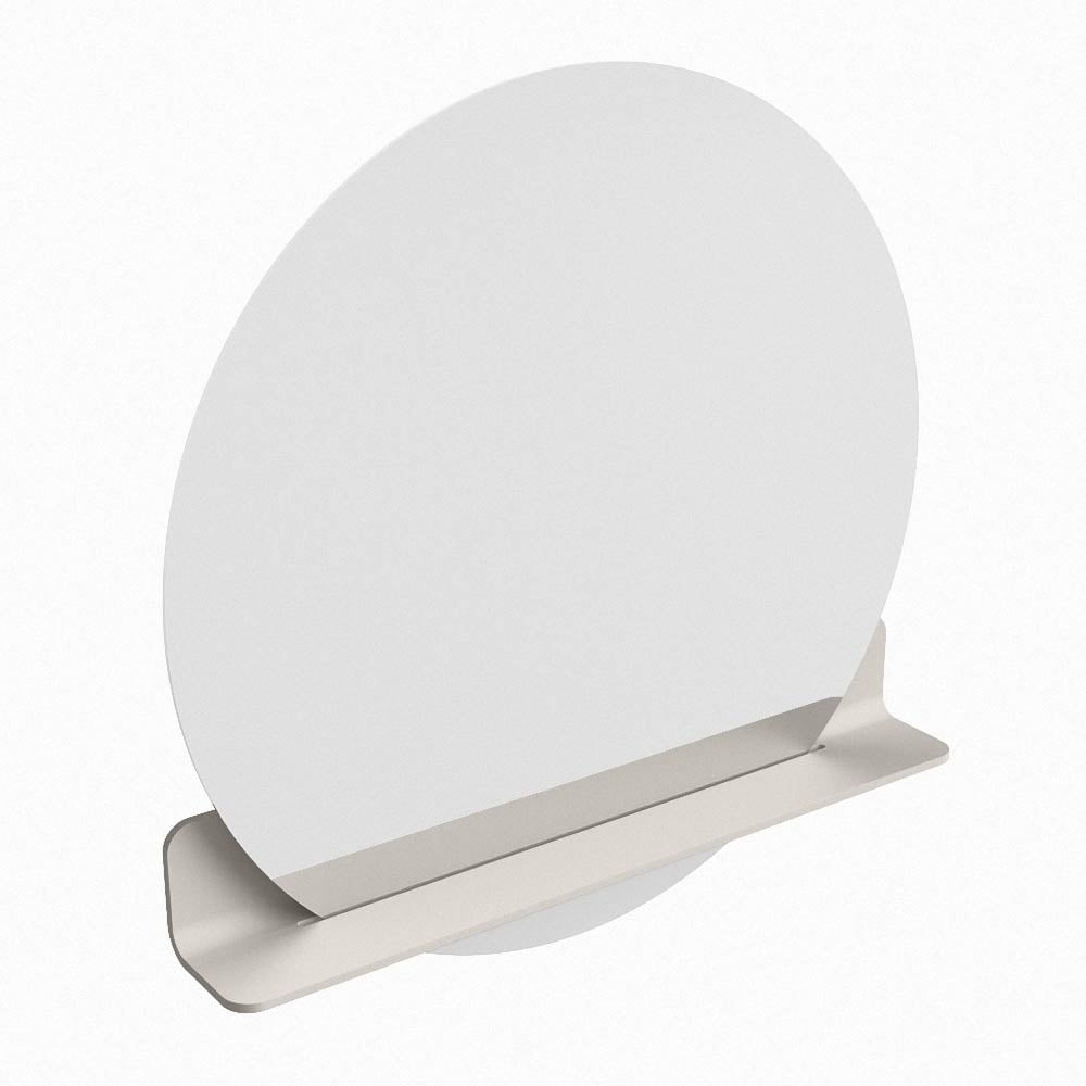 Mondiaz Spot spiegel rond Ø80cm met planchet linen