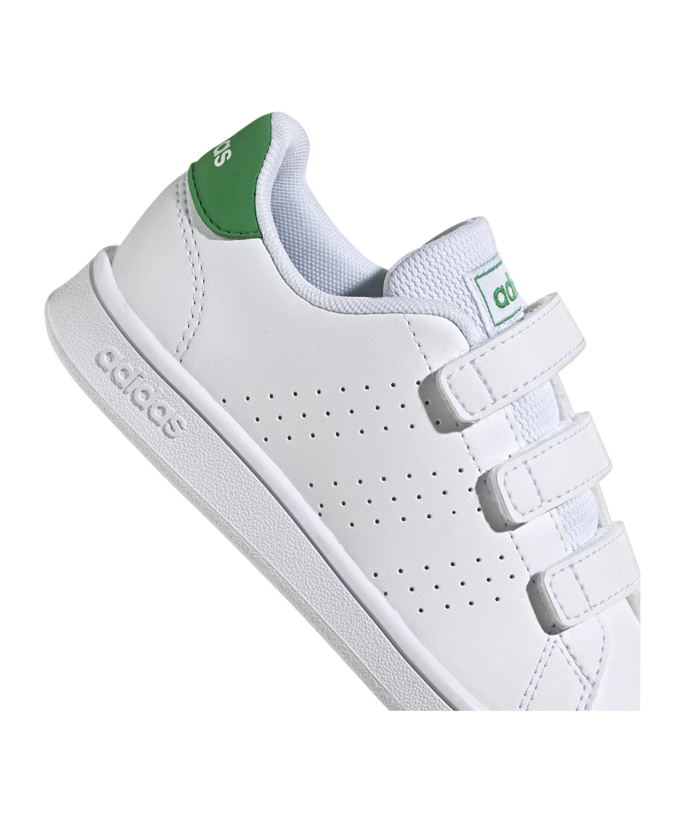 adidas Advantage Court Lifestyle Hook-and-Loop Weiss