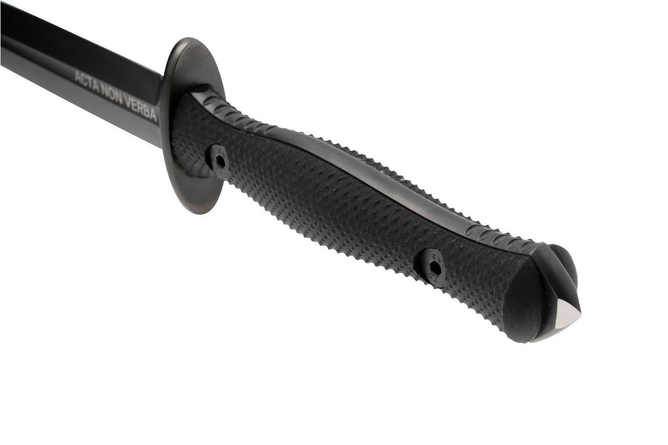 ANV M500 Anthropoid DLC Elmax, Black Handle, M500-001, Black Kydex Sheath, dolkmes