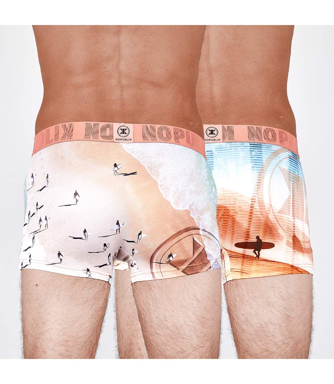 Lot de 2 Boxers Nude Surf
