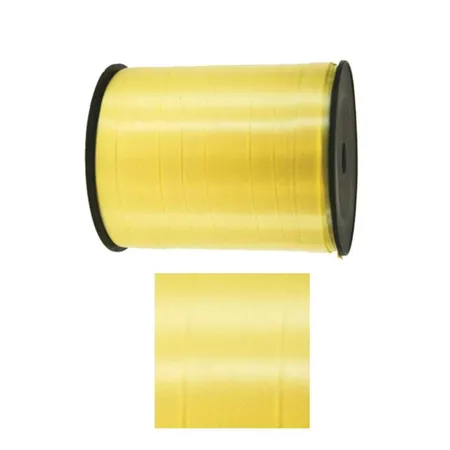 Folat Geschenkband hellgelb, 5mm x 5m