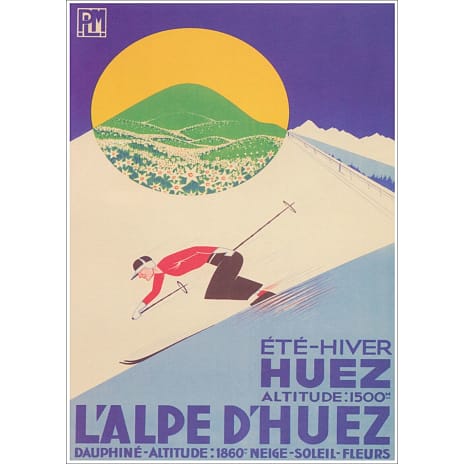 L’aple d’huez - 30x40 cm