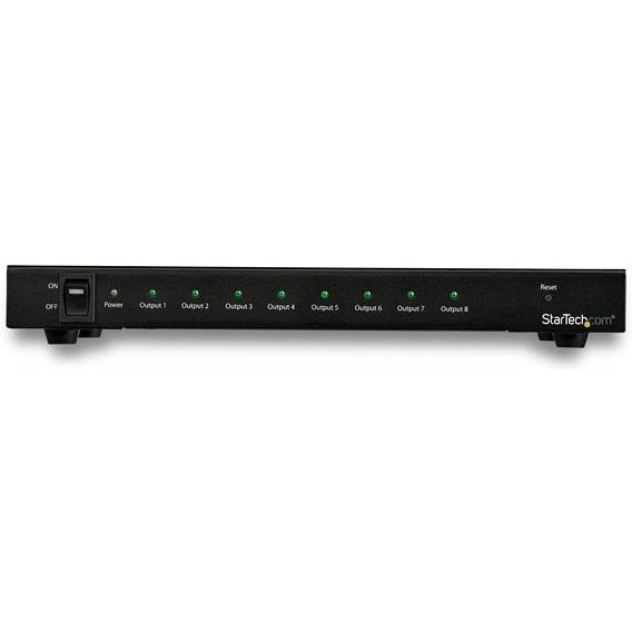 StarTech.com Splitter vidéo HDMI 4K 60 Hz à 8 ports - Répartiteur HDMI Ultra HD compatibe HDR