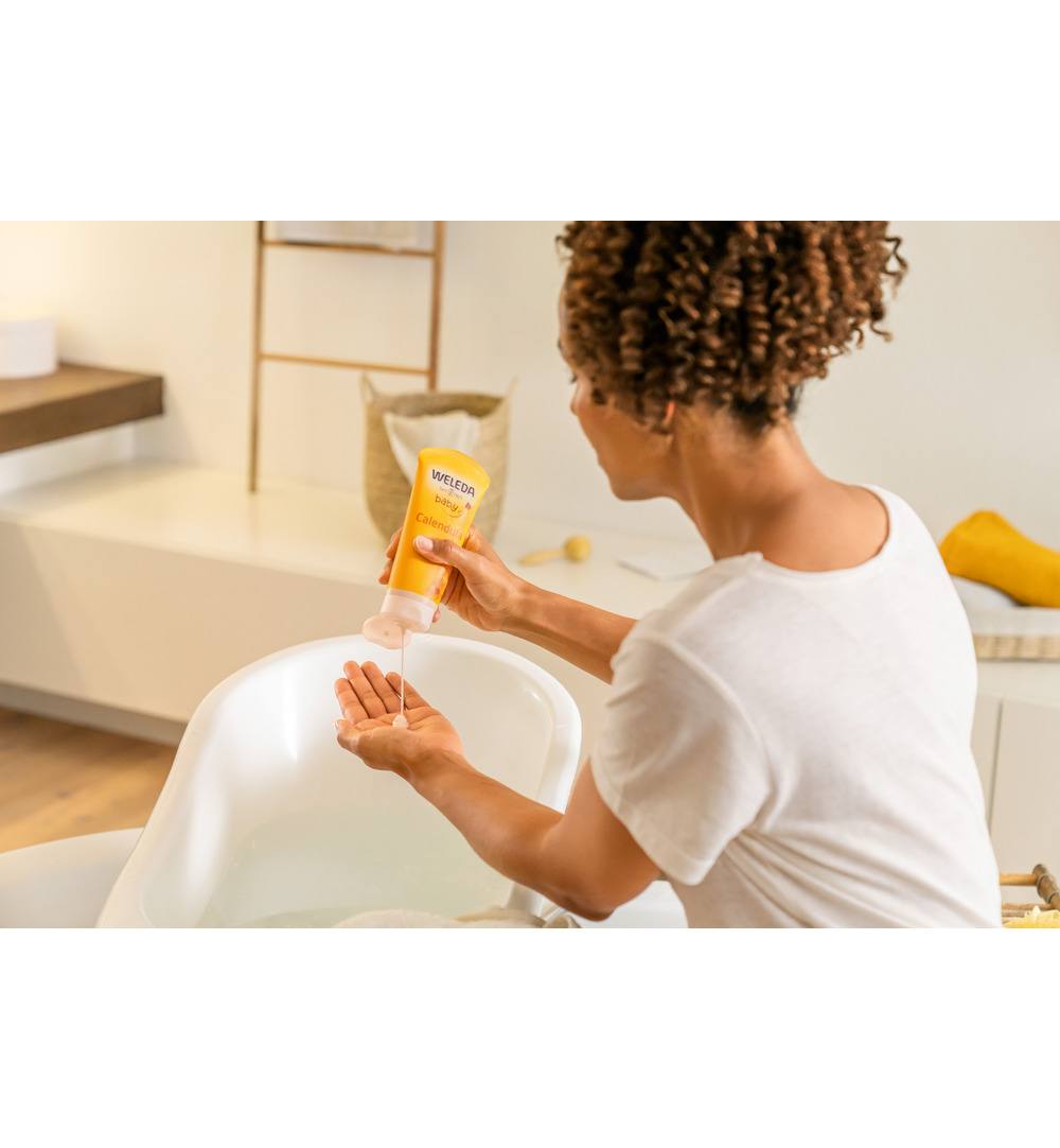 WELEDA Calendula baby shampoo & douchecreme (200 ml)