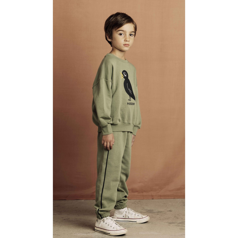 Køb Mini Rodini Green Blackbird Sp Sweatshirt